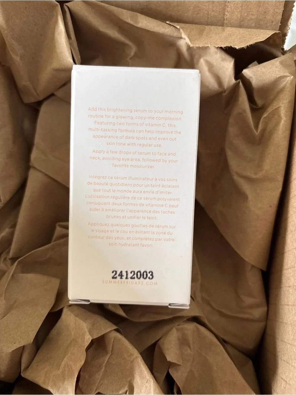 New Summer Fridays CC Me Vitamin C + Niacinamide Serum